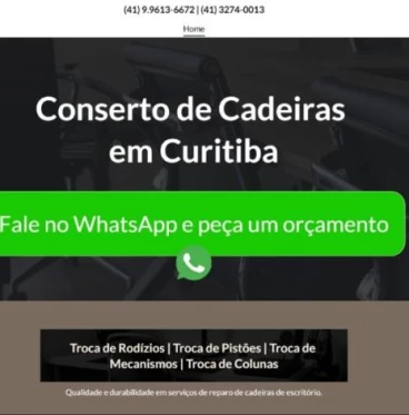 Imagem Conserto de Cadeiras de escritório Curitiba 